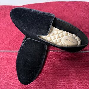 Birdies Black Velvet The Starling Loafers Sz 10